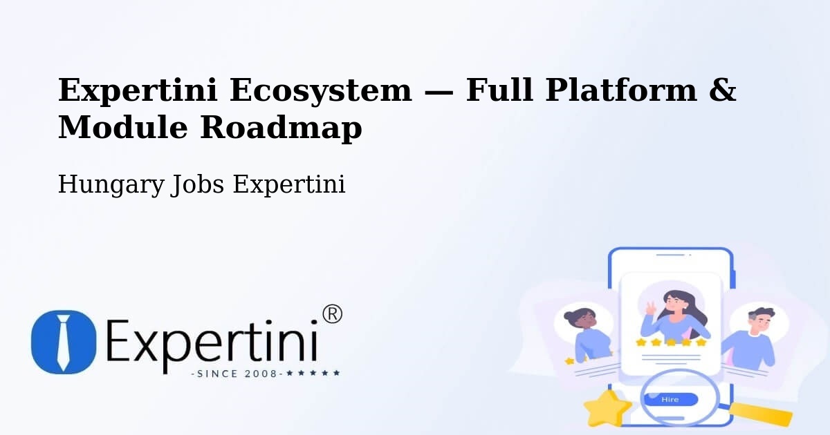 Expertini Ecosystem — Full Platform & Module Roadmap – Úri